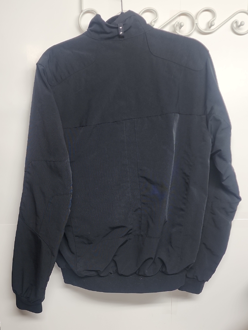Ralph Lauren RLX Unisex Black Softshell Lined Size M Jacket Moto Biker Gorpcore - Picture 6 of 12